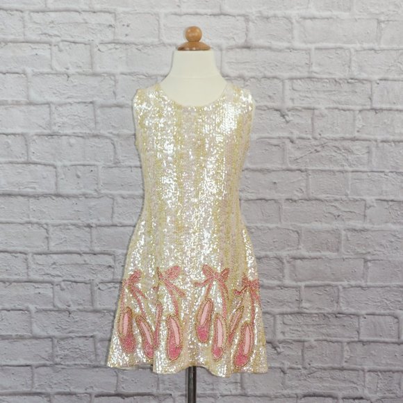 Little Attitudes Other - Vintage Little Attitudes Sequin Ballet Slipper Dress 7